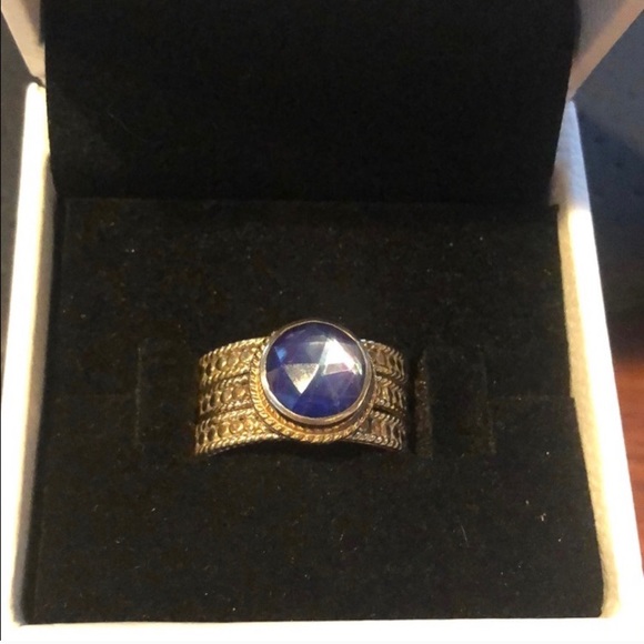Anna Beck limited edition lapis ring. Size 7. - Picture 11 of 12